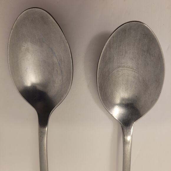 Present 1776 Stainless Center Ridge Satin Iced Tea Spoon Set Of 2 Korea - Picture 5 of 8